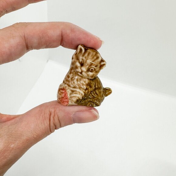 Vtg Ceramic Porcelain Cat Kitten Collection Lot Stone Critters Hagen Renaker - Picture 9 of 11